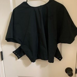 H&m black top size 2